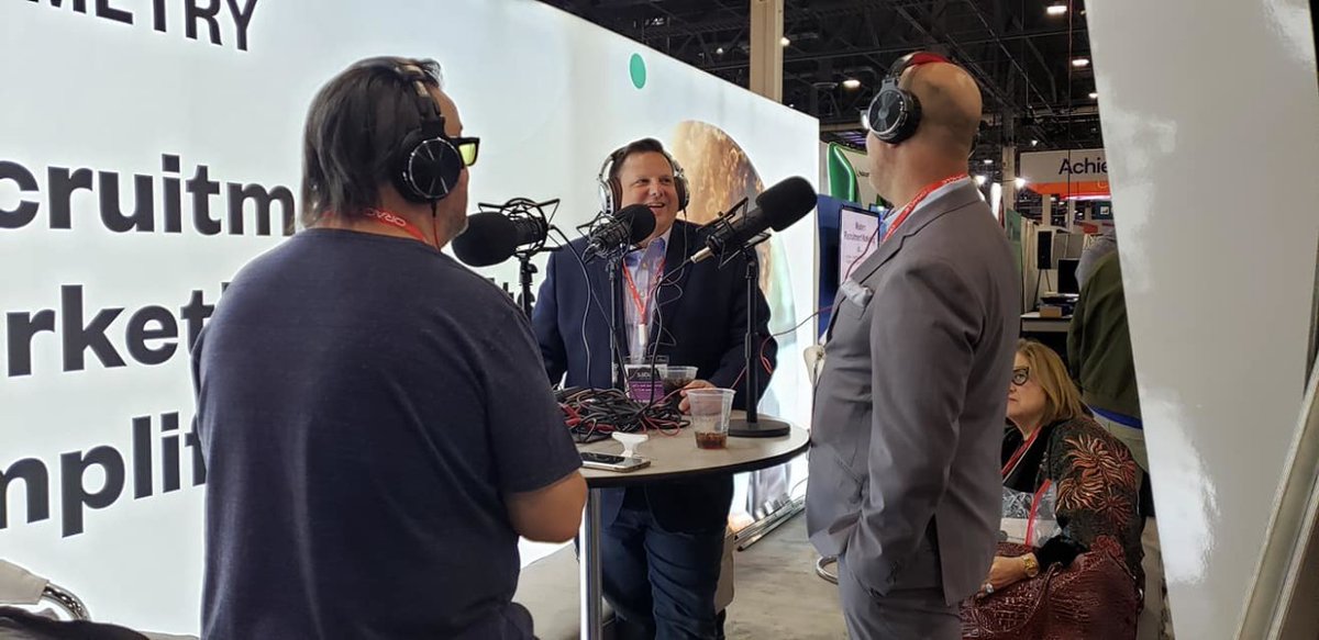 RecruitingBlogs's tweet photo. #PODCAST: In five years, what #skills will you be #hiring for?  

Listen here to @AndrewGadomski &amp; #JasonRoberts discuss the future of #talentacquisition with @williamtincup &amp; @talemetry 

#hrtechconf 2019.

https://t.co/p2HQSJL36P https://t.co/mEeMn3NfyJ