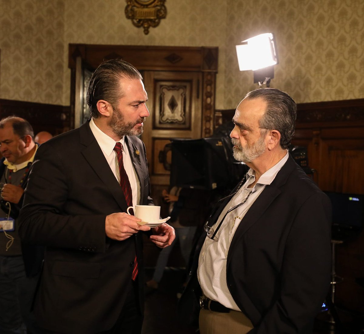 Preparando entrevista en @CanaldeGobierno  junto a mis amigos Álvaro Reynoso, representante de #PCA Y Rick Fernández, Vicepresidente del equipo de #USA para el diseño del la Norma ISO 56000.