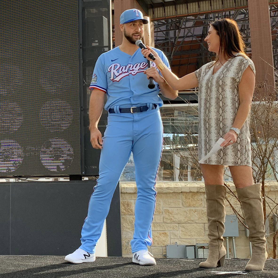 baby blue rangers jersey