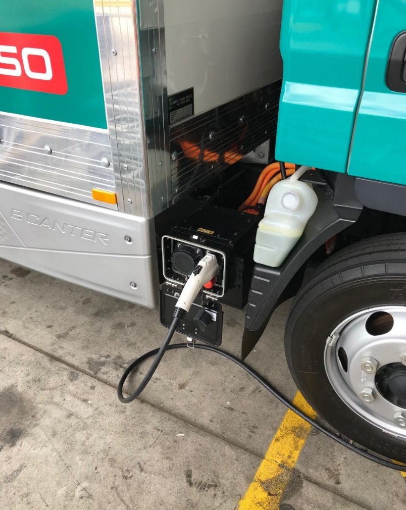 Welcoming the latest generation FUSO eCanter to our Bungarribee site in NSW. This light-duty all-electric vehicle is perfectly suited to operate late-night and early-morning pickup and delivery services in the Sydney metro area.

#electricvehicle #zeroemissions #Daimler