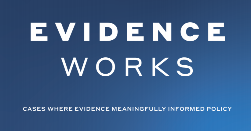 NickRHart's tweet photo. Looking for examples of where #EvidenceBased Policymaking led to a real difference? Check out the #EvidenceWorks volume published earlier this year. https://t.co/x56NcfwSYi https://t.co/KDv8zXXdGN