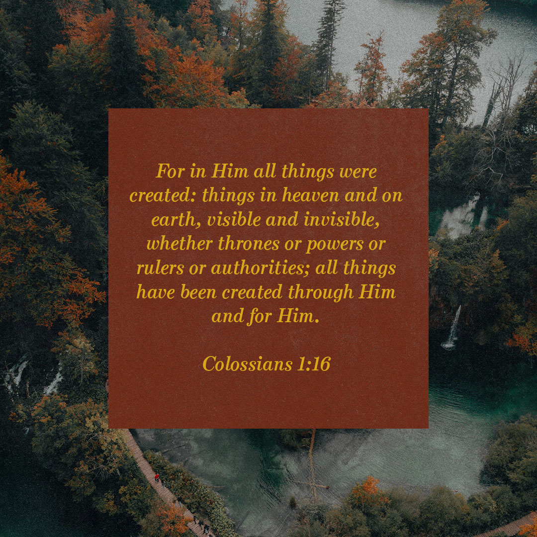 Colossians 1:16 #verseoftheday