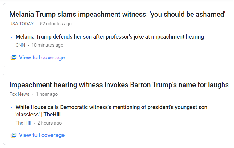 MisterHippity's tweet photo. Funny how the Trumps &amp; conservatives seem to ignore Barron until they can score political points thru faux outrage on his behalf. The prof's joke (re constitutional controls on presidential power) was: "The president can name his son Barron but can't name him *a* baron." Horrors! https://t.co/17ruhxzQuy