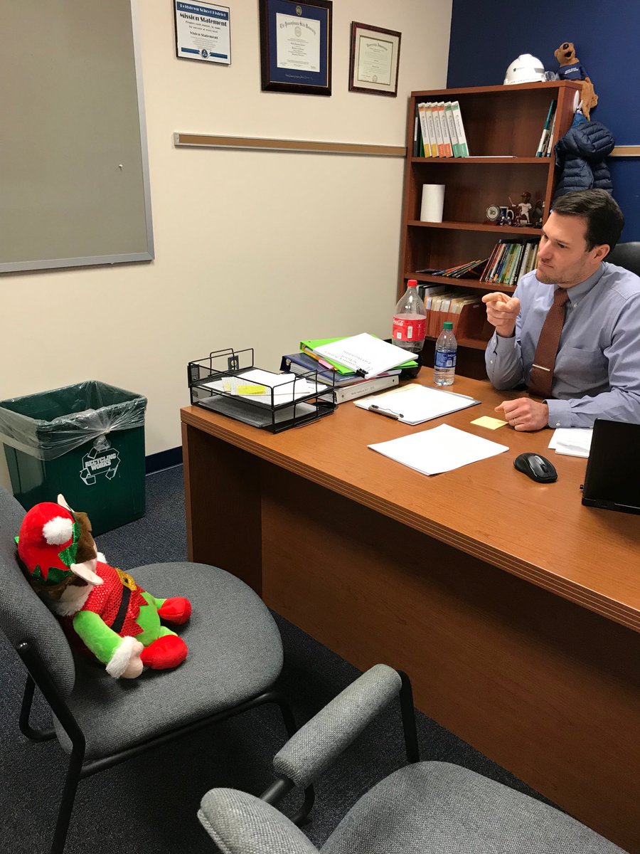 December is starting off roughly for Twink. Here he is getting the business from assistant principal, Mr Lawler. Don't be like Twink.