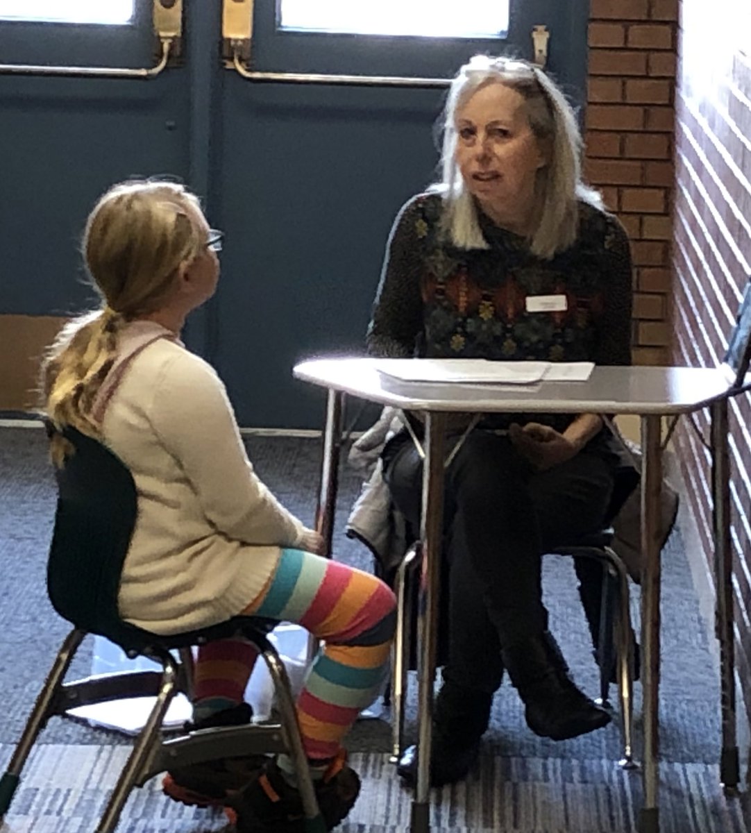 CjcassidyW's tweet photo. Job interviews today for the 2/3 graders at @WilmoreDavis Our Snowman Factory opens for business next week. @JanaceFischer https://t.co/XMMIE9nUnR
