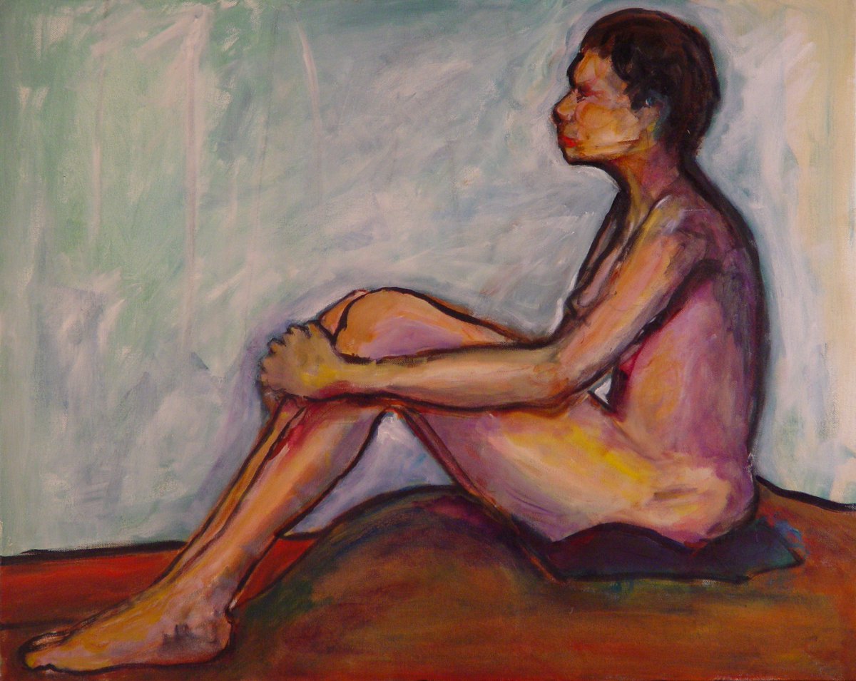 #Portrait of Elena, Deep In Thought.  #Nude #Art conveys a sensual, erotic mood.
zatista.com/product/detail…