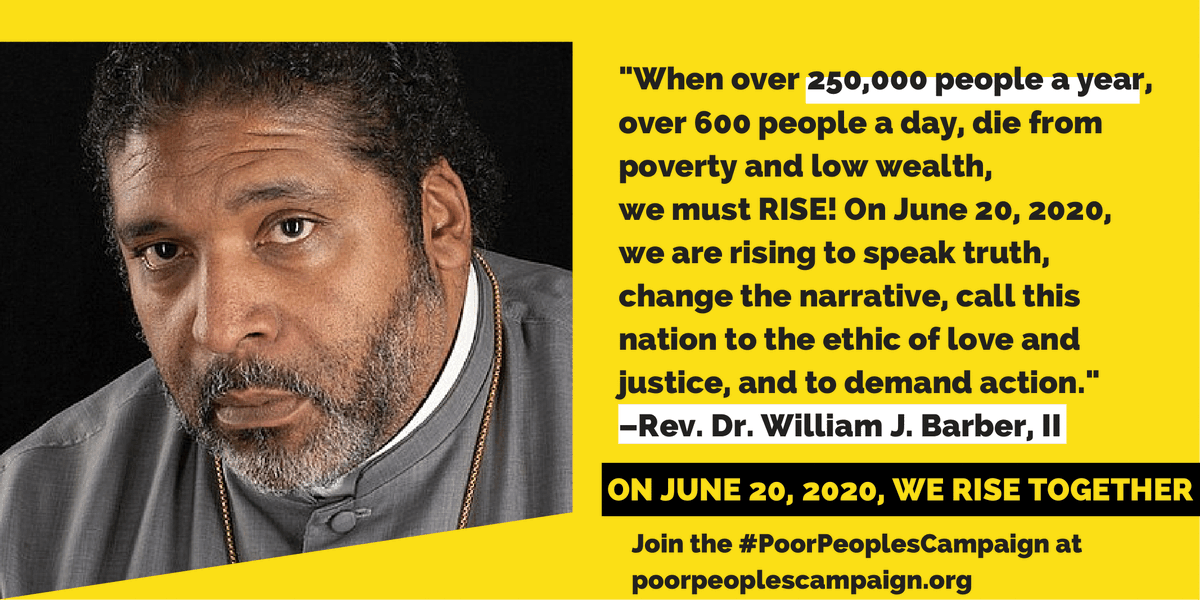 Maryland_PPC's tweet photo. It’s not enough to be woke, we need to rise up!  Poor people &amp; advocates from across the country will gather on 6/20/2020, for the Mass Poor People’s Assembly &amp; Moral March on Washington! #PoorPeoplesCampaign https://t.co/jVmi4TLBuK