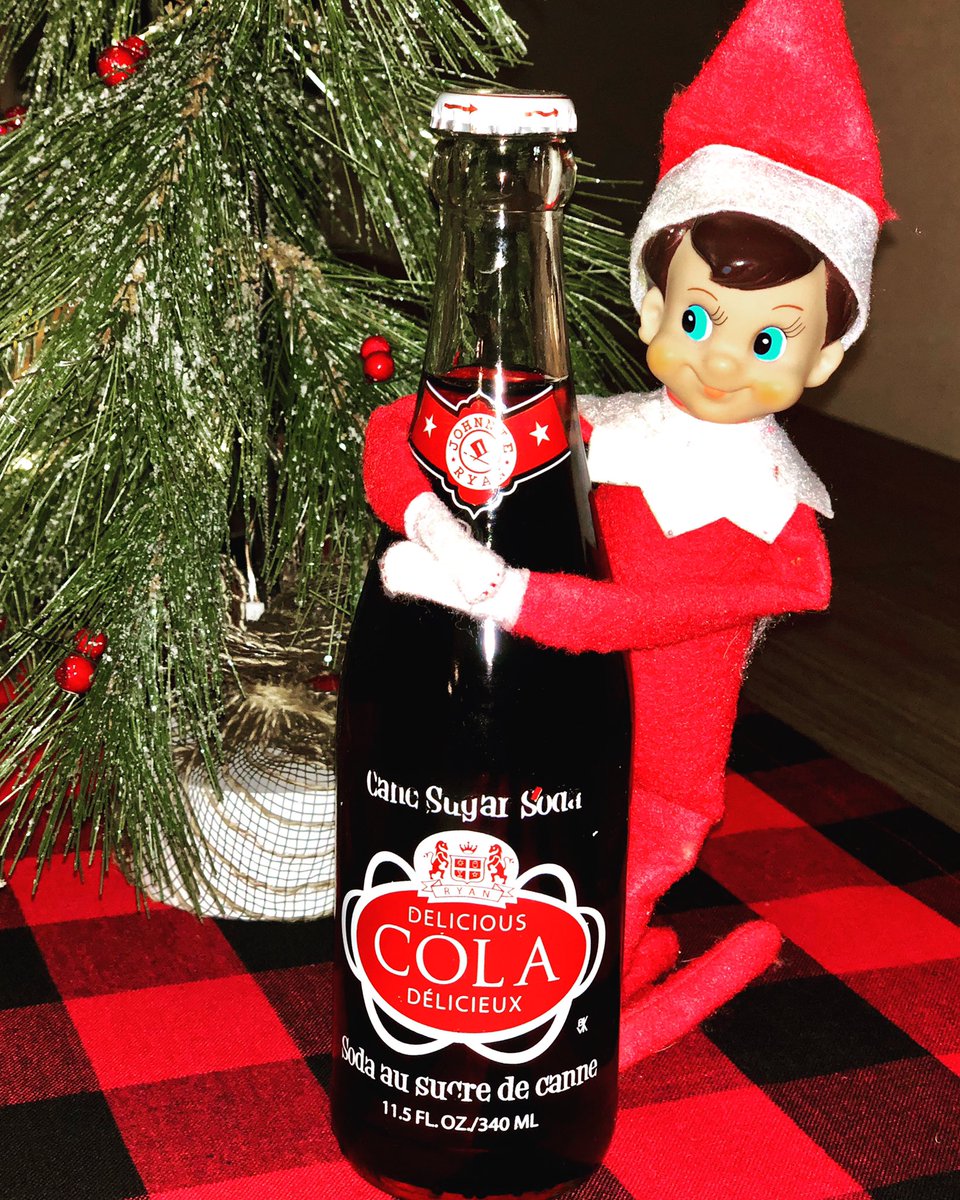 johnnieryansoda's tweet photo. Smart Elf!! 🎄 #JOHNNIE ryan #johnnieryansoda #canesugarsoda #vintagesoda #elfontheshelf #smartelf #niagarafalls #cola #canesugarcola #firstforthirst https://t.co/nidKUDDFZ8