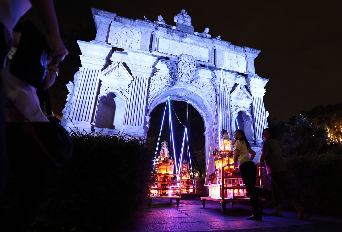 PhilstarNews's tweet photo. The University of Santo Tomas celebrated its annual Paskuhan by lighting their Christmas decorations Monday night.
📷STAR/Miguel de Guzman https://t.co/KwIWvOviue