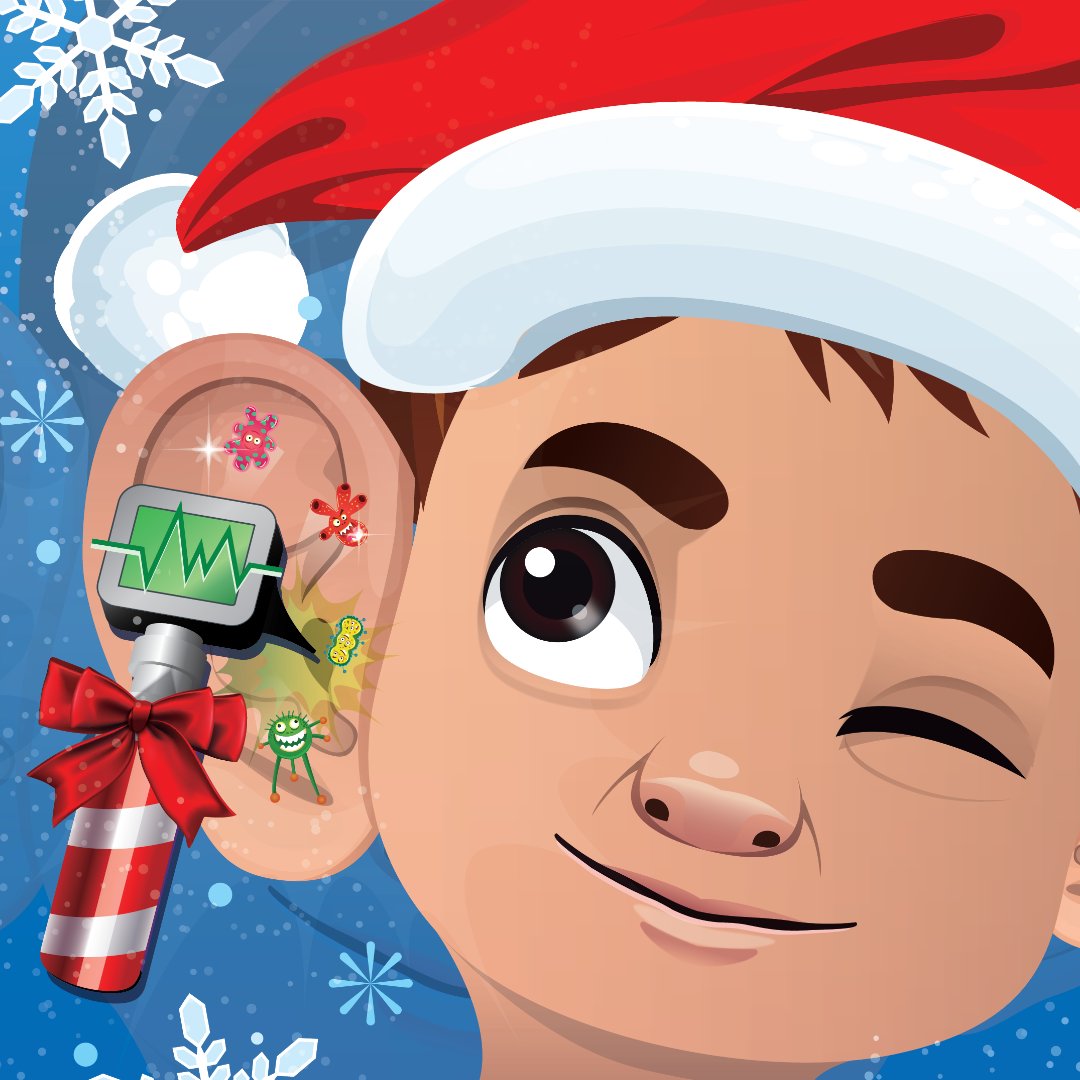 EarDoctorGames's tweet photo. Jingle bells, jingle bells, jingle all the way! 🎄🎅🏼

Get Ear Doctor Games for Kids here: https://t.co/Y4kzCD2gj4 https://t.co/tyeIocRPK7