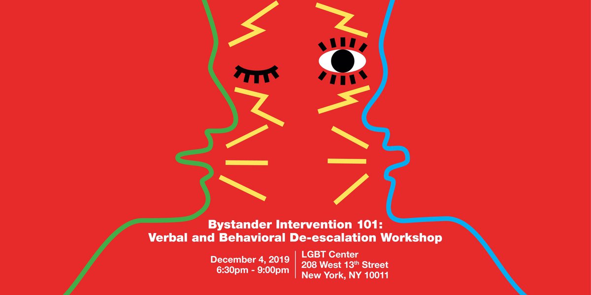 If you see something, do something. Learn how to become an effective ally for your fellow New Yorkers at our bystander Intervention training <a href="/LGBTCenterNYC/">The Center</a>, co-sponsored by <a href="/antiviolence/">AVP</a> and <a href="/JFREJNYC/">Jews for Racial & Economic Justice Action</a>: bit.ly/Bystander101