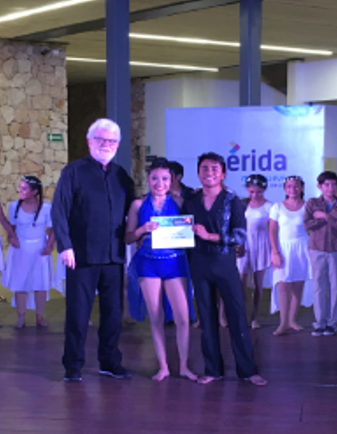 M50mid's tweet photo. Concurso de Talento Artístico "Vámonos de Parque"
Segundo lugar -> Dueto de danza
Raúl Antonio Juárez Pool y
Alexandra Ku Juárez https://t.co/8jLfpSiOiy