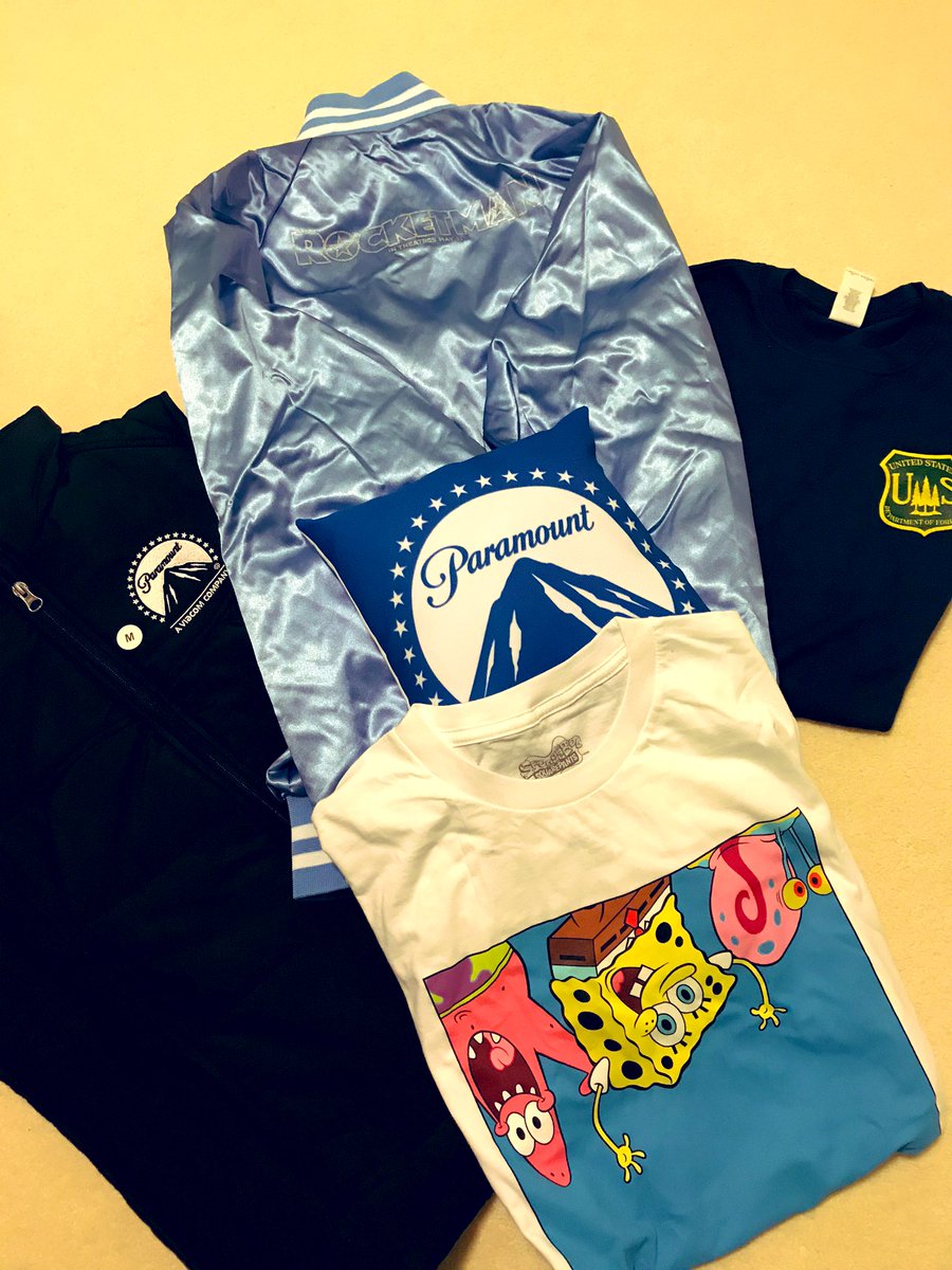 BriefTake's tweet photo. For #BriefTakeXmas Day 2, we’re giving away a Paramount Pictures/Nickelodeon/MTV #prize pack that couldn’t all fit in one picture. 

RT + FOLLOW us to #win everything shown below, including a #Rocketman jacket, #JojoSiwa books, #TerminatorDarkFate headphones and MUCH more! https://t.co/SdFow6YTFk