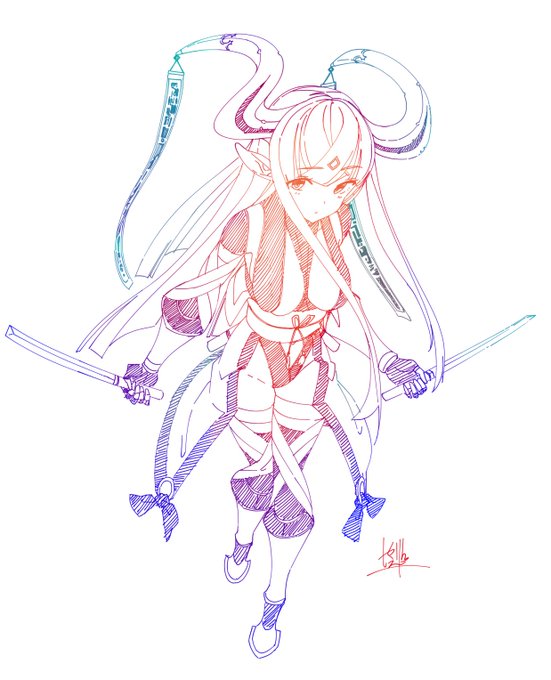 ここ最近のらくがき (`、3_ヽ)_ 