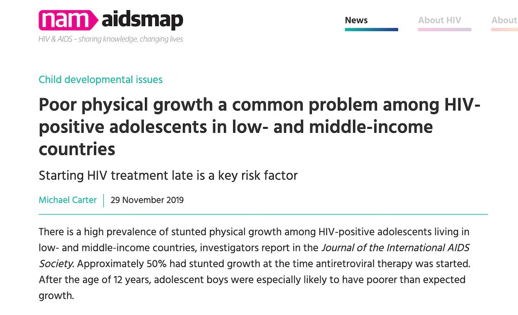 IeDEA (@iedeaglobal) on Twitter photo Thanks to <a href="/aidsmap_news/">NAM Publications</a> for highlighting our paper on growth and stunting in adolescents with #HIV in their #WorldAIDSDay2019 newsletter!
At: bit.ly/2P5QDOL and <a href="/jiasociety/">Journal of the IAS</a>
By: <a href="/jujesson/">Julie Jesson</a> of <a href="/IeDEA_WA/">IeDEA West Africa</a>
<a href="/NICHD_NIH/">NICHD News</a> @NICHDPress <a href="/NIAIDNews/">NIAID News</a> <a href="/NIH_OAR/">NIH OAR</a> #IeDEA Thanks to <a href="/aidsmap_news/">NAM Publications</a> for highlighting our paper on growth and stunting in adolescents with #HIV in their #WorldAIDSDay2019 newsletter!
At: bit.ly/2P5QDOL and <a href="/jiasociety/">Journal of the IAS</a>
By: <a href="/jujesson/">Julie Jesson</a> of <a href="/IeDEA_WA/">IeDEA West Africa</a>
<a href="/NICHD_NIH/">NICHD News</a> @NICHDPress <a href="/NIAIDNews/">NIAID News</a> <a href="/NIH_OAR/">NIH OAR</a> #IeDEA