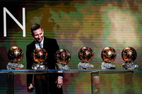thestartingxi's tweet photo. My GOAT moving like Thanos, coming like the balon dโors are infinity stones ๐ #_StartingXI #BallonDor2019 https://t.co/xVUt4O23sB