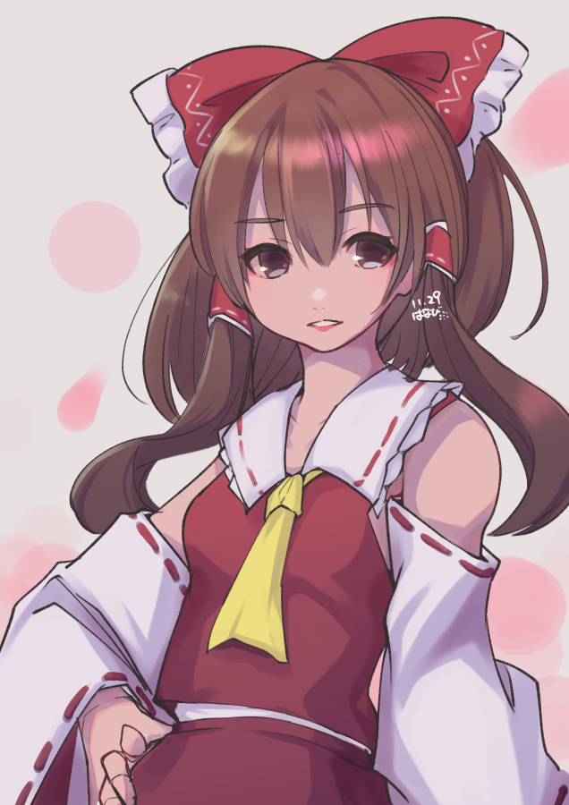 博麗霊夢 「ワンドロ姐さん整えた。 」|日渡はなび (Commissions Please wait!✨)のイラスト