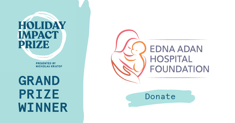 It’s a tremendous honor to be recognized by <a href="/NickKristof/">Nicholas Kristof</a> &amp; presented with the 2019 HolidayImpactPrize. This will make a HUGE difference in our ability to end preventable child &amp; maternal death in Somaliland and beyond. #FGM #midwives #midwifery #maternalhealth #Somaliland #nurses