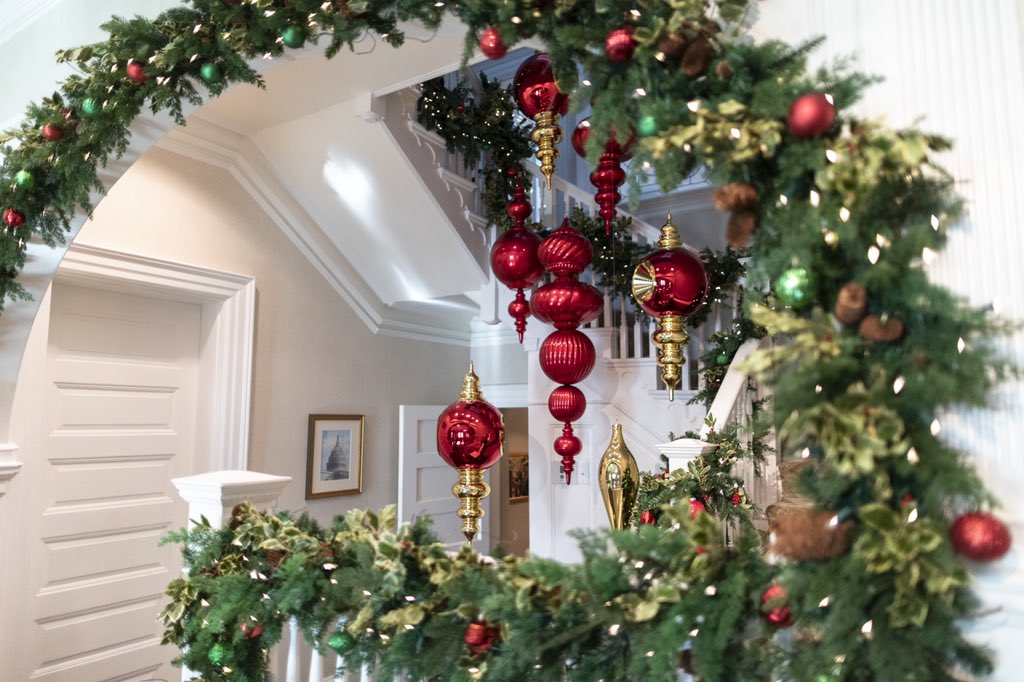 Excited to reveal this year’s Christmas decorations at the @VP Residence with the theme “Victorian Christmas!” This year’s theme focuses on highlighting and honoring the rich history of the Residence. #Christmas2019