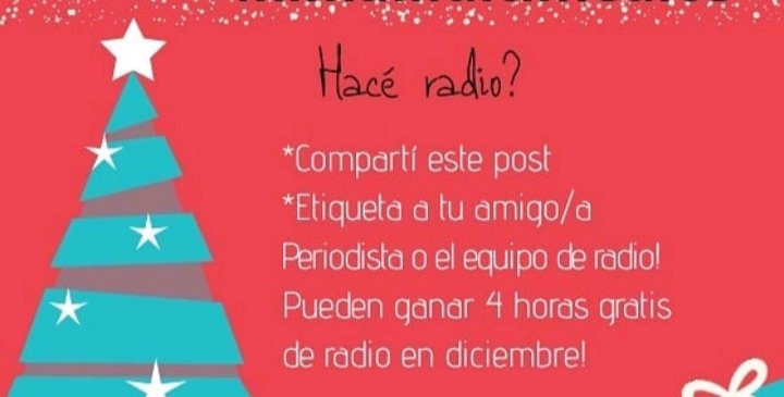 👉 Diciembre comenzó con #Promociones Si haces o te gusta la #Radio Podes ganarte 4 hs. Gratis!!!👇

instagram.com/p/B5jKV-CHp2-/…