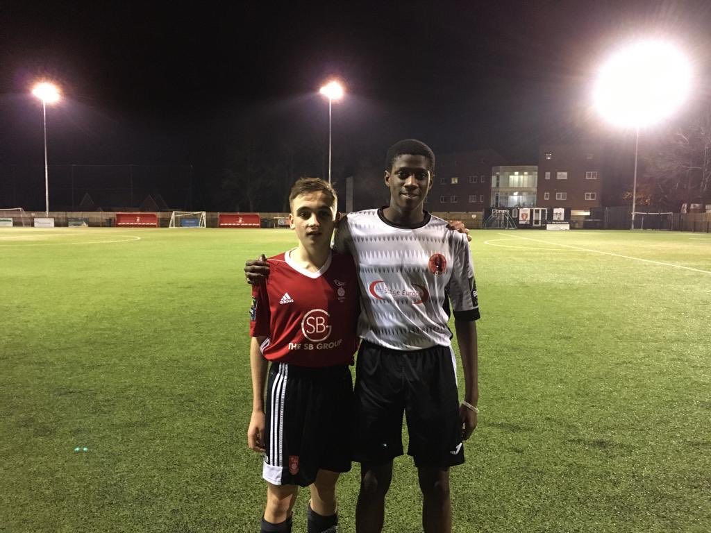 BedfontEaglesMT's tweet photo. Well done to both Kai and Joshua who both played against each other in the u18’s game.
Kai’s played for Bracknell before and Joshua made his debut, and it’s great to see them progressing.
Incredibly proud of both.
Redor missed out due to travel issues.#nexttimemate https://t.co/OSSyDGwejw