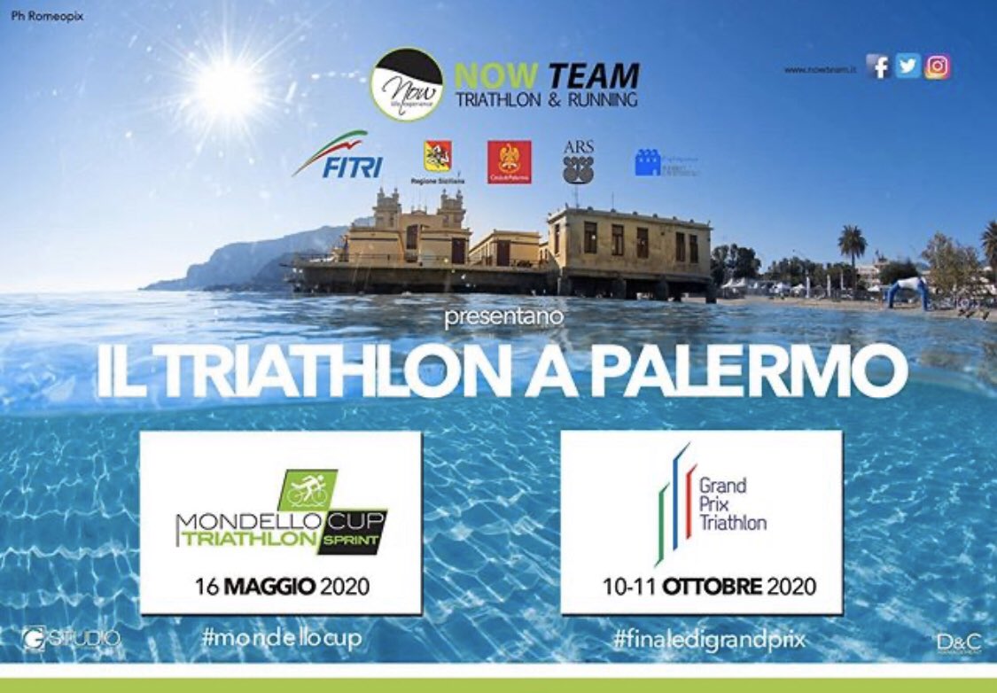 nowteam3's tweet photo. #savethedate #Triathlon MondelloCup Sabato 16 Maggio 2020
#FinalediGrandPrix Sabato 10 e Domenica 11 Ottobre 2020
@comunepalermo #ars @regionesiciliana
#nowteam #triathlon #mondello #mondellobeach #sport #Palermo #sicily #sicilia #sicilytourism @CO2bike https://t.co/zaHbecy6oi