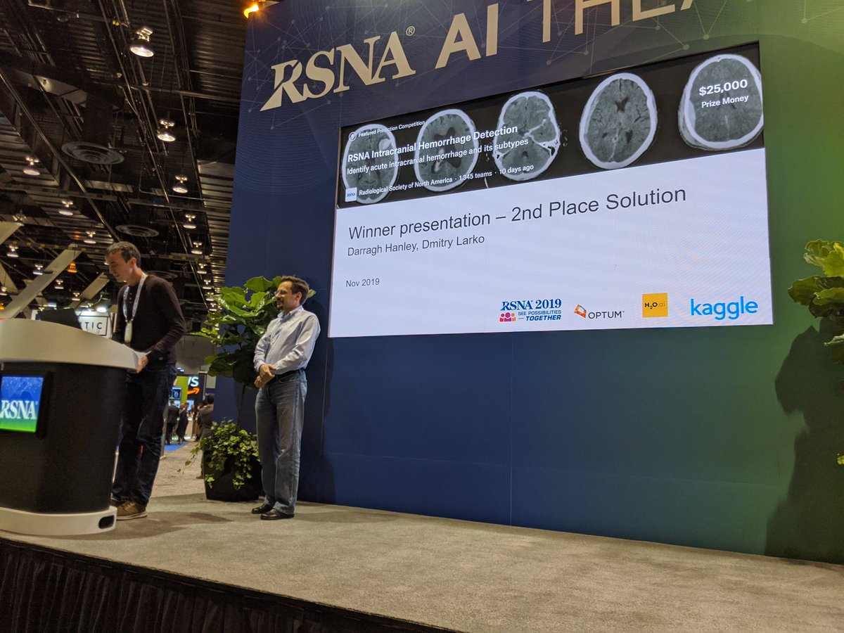 Extremely proud to be 2nd on this competition with my teammate Darragh Hanley. Thank you #RSNA and #RSNAI for all your efforts!