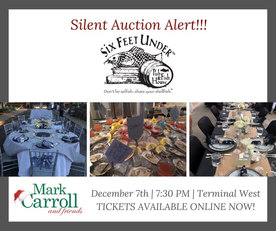 MarkToyDrive's tweet image. This Saturday you'll be able to bid on some great items in our silent auction! From one of our Sponsors @sixfeetunderatl an elegant dinner set in beautiful Oakland Cemetery. A 5 course dinner for 10 with high end wine pairings! bit.ly/MarkandFriends #gift #charity #terminalwest