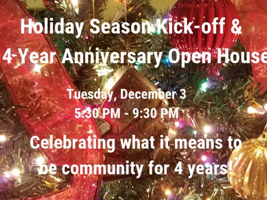 Celebrating what it means to be community for 4 years! 10,000 #Entrepreneur Visits, 100's of Events, People of All Ages, Businesses Across Industries Bringing in the holiday season together. eventbrite.com/e/station-2-it… #coworkingcommunity #coworkingspace #coworkinglife #Bradenton