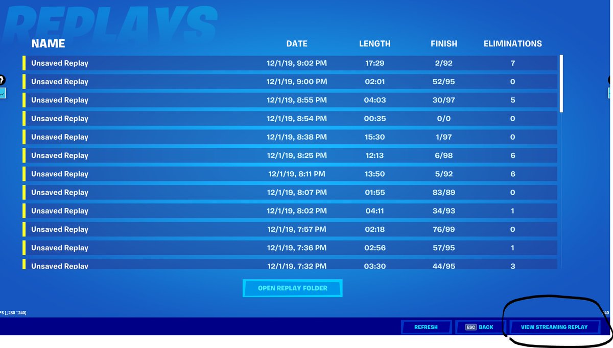 Ballatw On Twitter Dreamhack Replays Can Be Watched By Streaming The Replay Ids Career Replays View Streaming Replay As Shown In The Screen Shot The Ids Are In The Following Tweet Sorted By Game View Replays Fortnite View Replays Fortnite Ballatw On Twitter Dreamhack Replays Can Be Watched By Streaming The Replay Ids Career Replays View Streaming Replay As Shown In The Screen Shot The Ids Are In The Following Tweet Sorted By Game