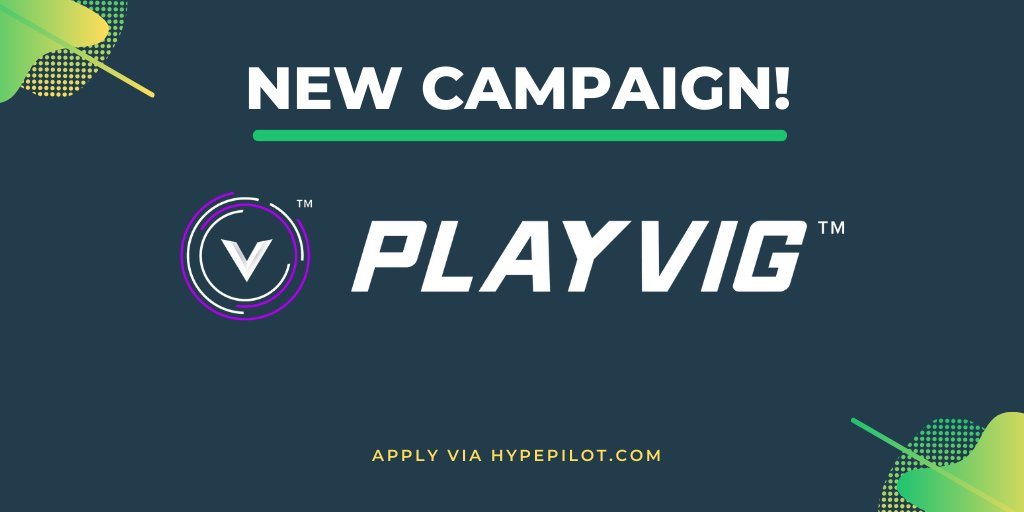 New campaign by <a href="/PlayVIG/">PlayVIG</a> 

They are looking for #YouTubers within their supported game titles

Content type is a pre or mid-roll advertisement (45-60 second duration)

- Large US based audience 🇺🇸
- Payout per video $100-$1,000+ 💵

Apply today via hypepilot.com 🦜