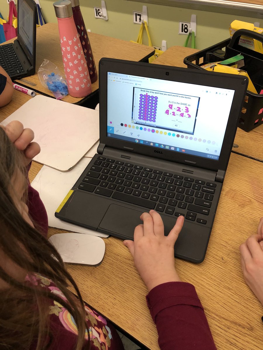 MrsCMema's tweet photo. Exploring the Distributive Property today! Thank you @MsConnorsMTPS for making this challenging concept fun, hands on and interactive! I think we nailed it! #POMOpride #MTPSpride https://t.co/BXwICfFH0v