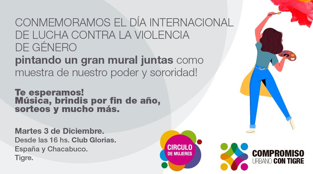 Circulodemujer1's tweet photo. Pintamos juntas! Por vos, mí ella y por mí! #solasnuncamas
@MalenaMassa  @MicaFerrarom @CompromisoTigre https://t.co/JeFmGlc2lv