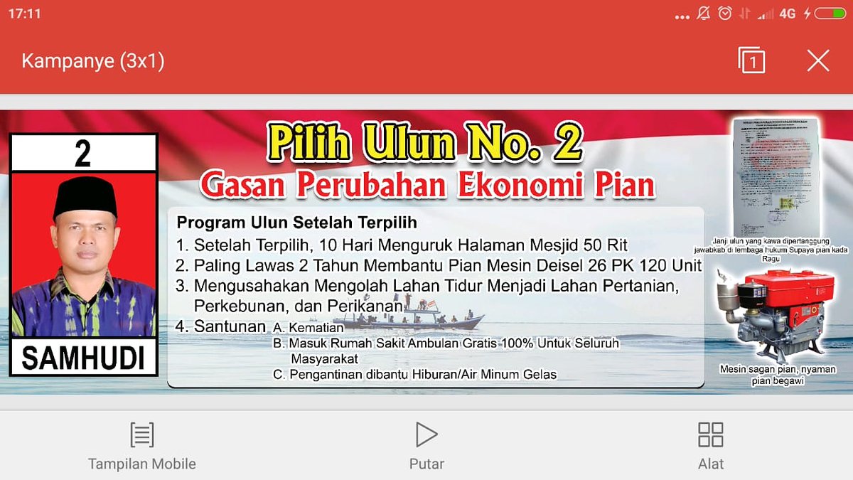 Mohon doa f jelang 7 hari pemilihan kepala desa
