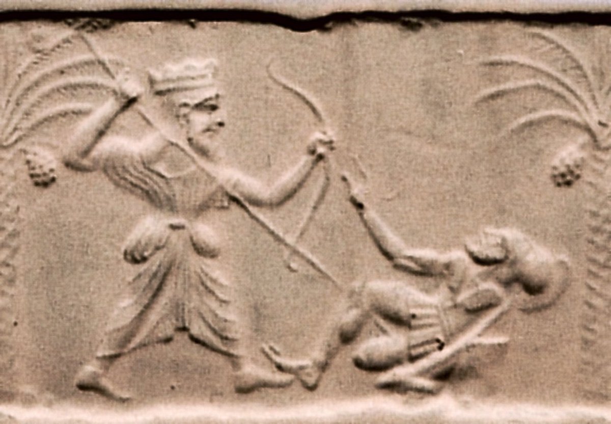 Achaemenid king killing a Greek hoplite. Circa 500 BC–475 BC. Metropolitan Museum of Art.