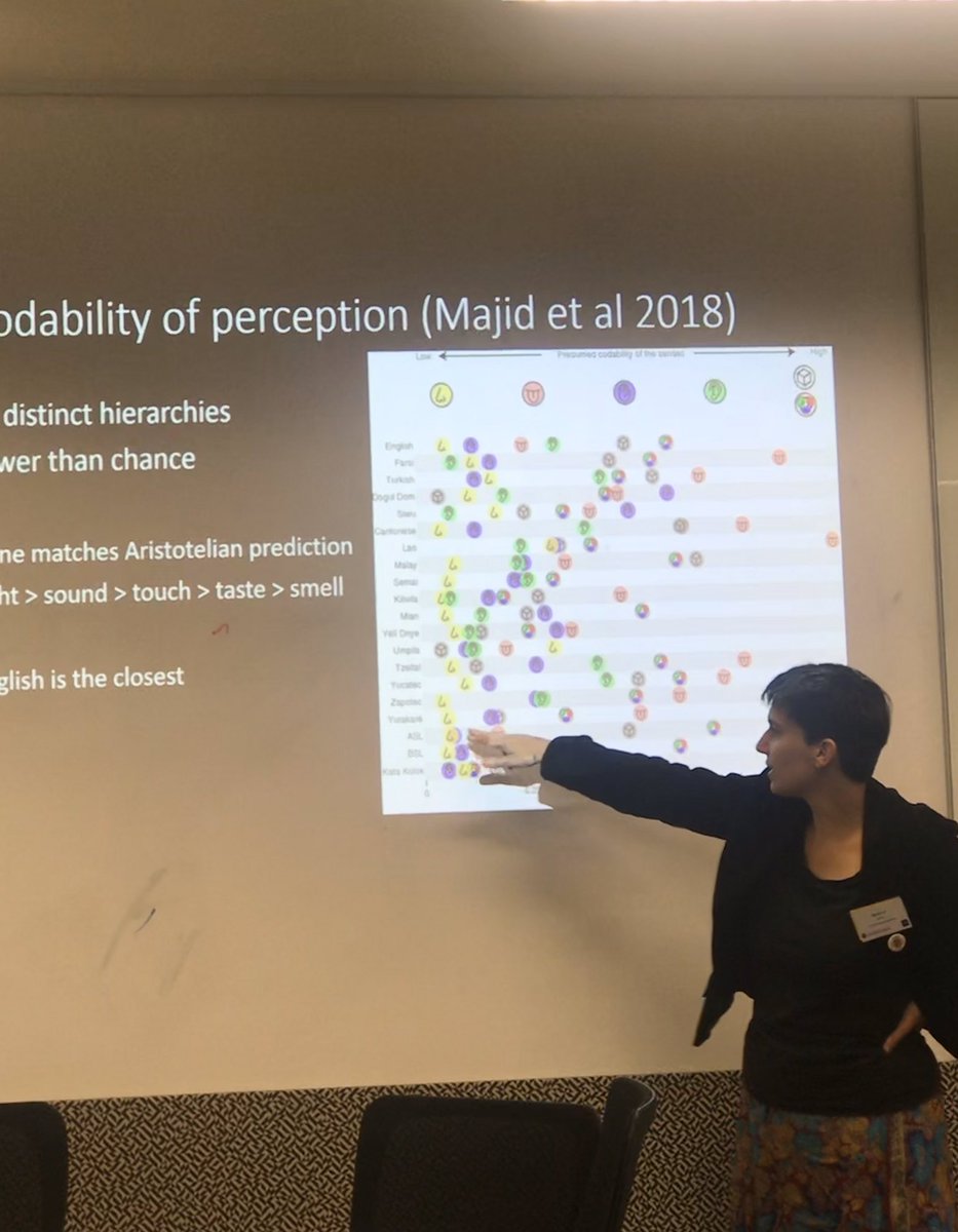CoEDLang's tweet photo. A world of diversity. Dr @RebeccaDefina on factoring in culture when doing #psycholinguistics in the field at #CoEDLSummerSchool https://t.co/5F6foHHWSl