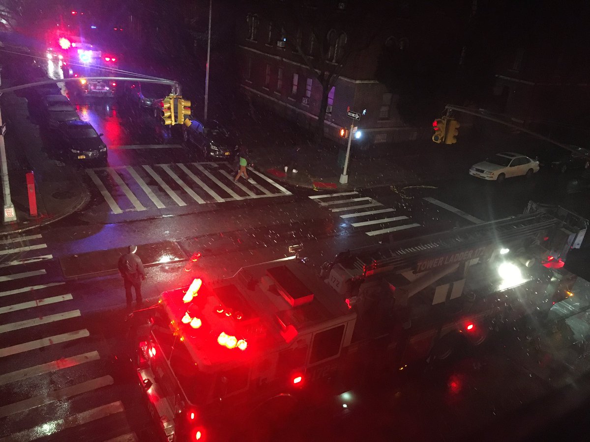 plaidtrain's tweet image. The block after a manhole cover blew around 1pm, followed by electrical fires in two places in our building. Waiting for power to come back; like watching water boil. But much appreciate @FDNY hanging out until it’s safe.