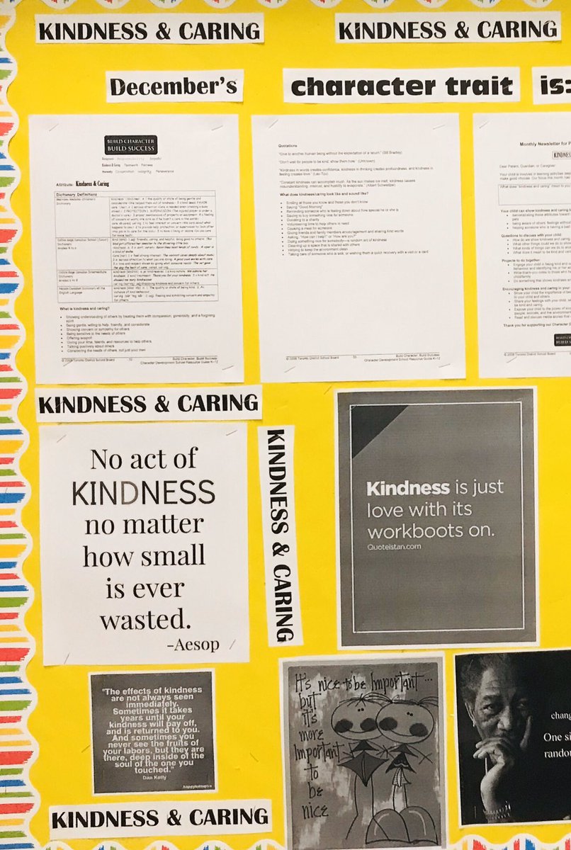 VPwithBMD's tweet photo. December’s character trait is #KINDNESS & #CARING. At JRR we’re celebrating this with the #14DaysofKindness. Students and staff are challenged to do 5 acts of kindness every day for 14 school days in December! @tdsb @LC1_TDSB @s_spyropoulos @AHoward_tdsb @shelleylaskin https://t.co/BLKqhFuioe