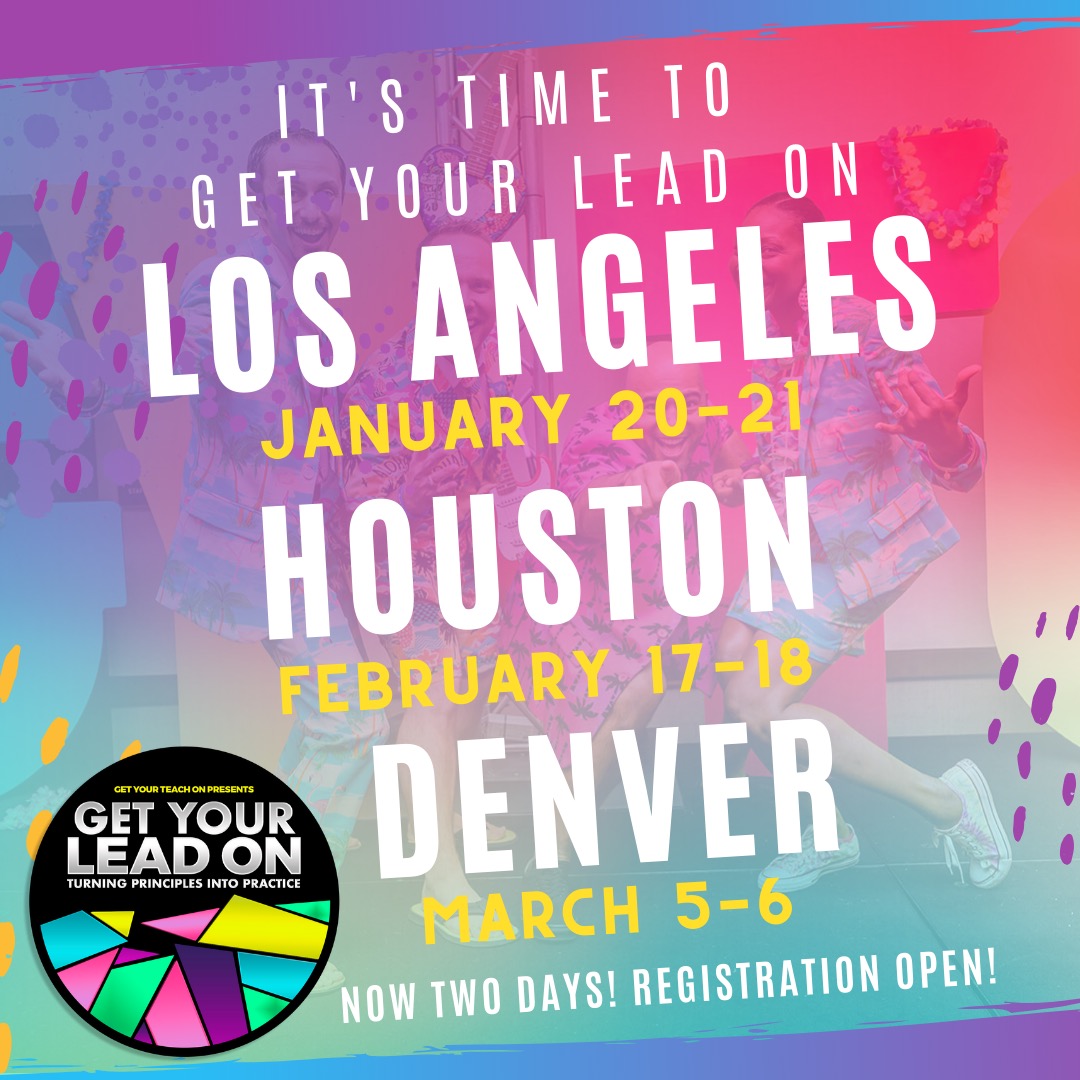 TechNinjaTodd's tweet photo. Get Your LEAD On is coming to Los Angeles, Houston, and Denver! And it's TWO days!!

Built for Elementary &amp; Secondary Campus, District, and Aspiring Administrators!!

Sign up today: https://t.co/PE0EOcxuCS

#TXed #WeLeadTX #CAedchat #COedchat #PrincipalsInAction #LeadLAP #edchat https://t.co/Hdt36YGNKG