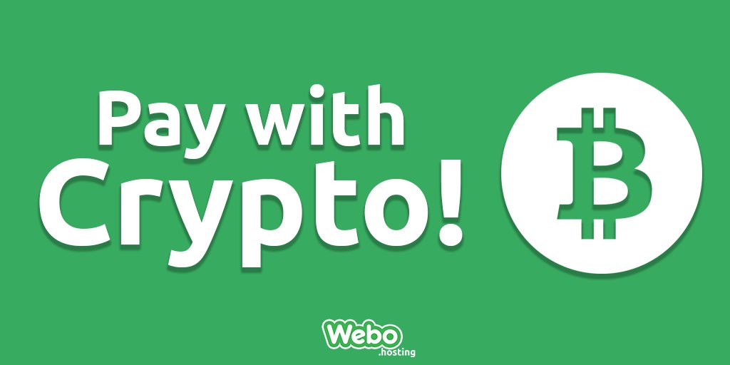 WeboHost's tweet image. Don&apos;t forget we are now accepting crypto! You can pay for your services with Bitcoin, Ethereum and Bitcoin Cash! More cryptocurrencies soon to follow. 🤟