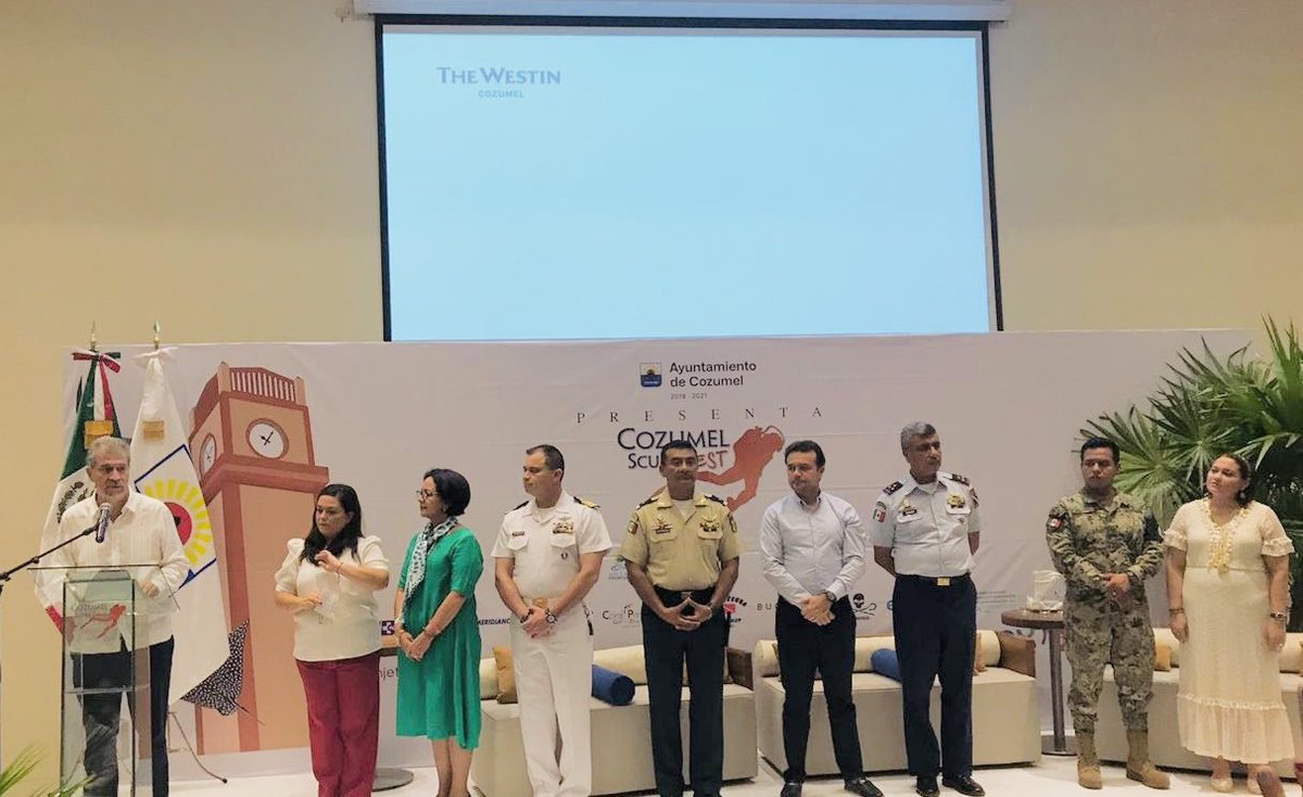 UNID_Czm's tweet photo. UNID Campus Cozumel celebra la VI Edición del  “COZUMEL SCUBA FEST 2019” 
Conferencia Inaugural: •Rescate Náutico y Técnicas de Emergencia• Por la Escuela Militar de buceo de Cozumel. https://t.co/DmPwST1Gup