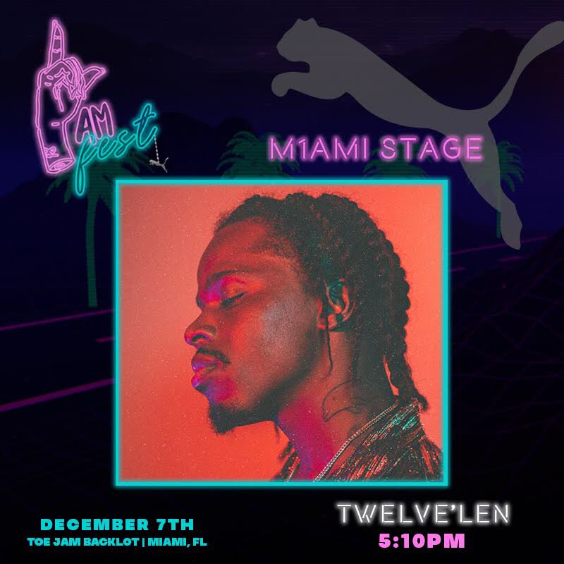 TwelveLen's tweet photo. Unhu. I see you all Saturday Miami @1AMcreative https://t.co/Z5MDEdkYj5