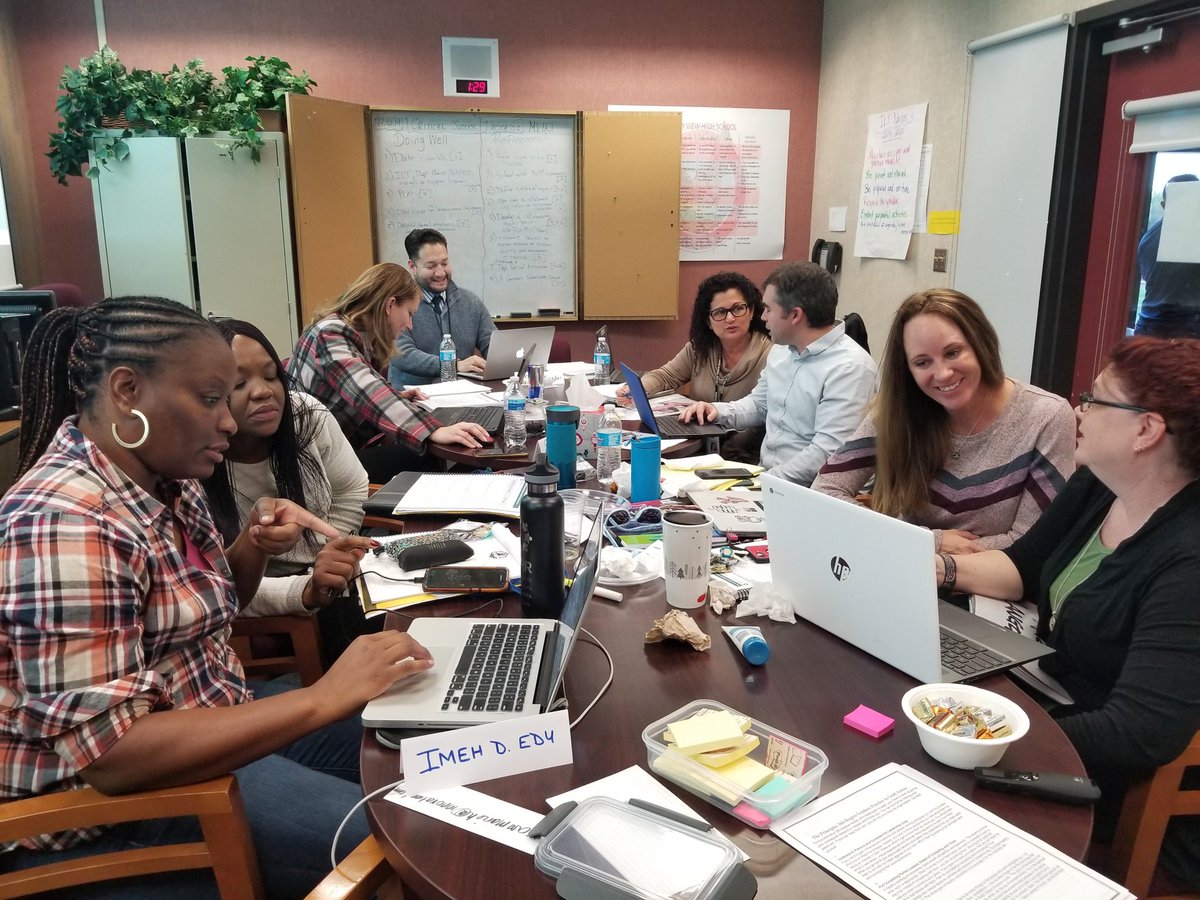 The VVHS ILT had a great day of co-learning, collaboration, reflection and planning next steps for the School Implementation Plan. #collaboration #collectiveexpertise #leadup @go_InnovateED