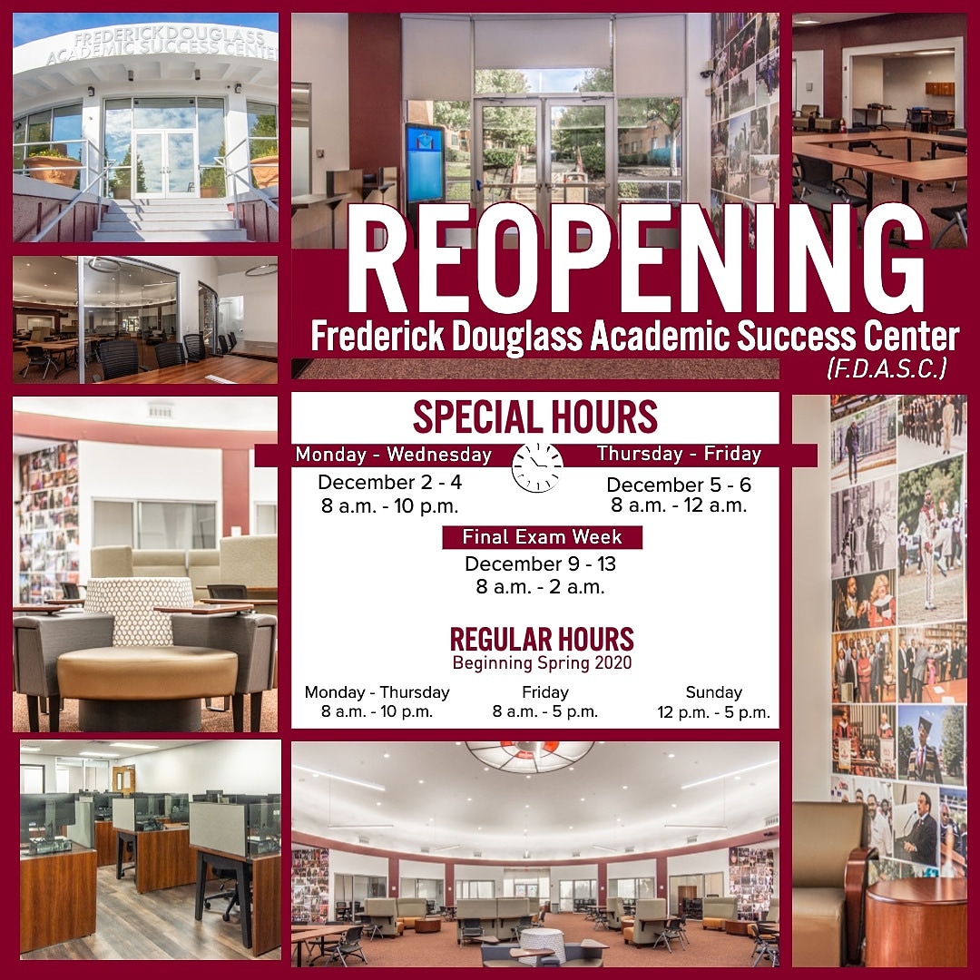 BAE_division's tweet photo. The Frederick Douglass Academic Success Center is now open!

#MorehouseCollege #Morehouse #WeAreMorehouse
#MotherMorehouse #MorehouseBusiness
#MorehouseEconomics https://t.co/Kxt6MTapE8