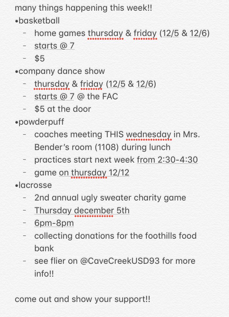 Cactus Shadows High School Student Council tweet media