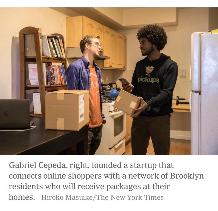 Great article by <a href="/nytimes/">The New York Times</a> and <a href="/WinnHu/">Winnie Hu</a> on the package theft problem and how it’s affecting big cities all around the country. We appreciate the mention! Pickups is excited to be part of the solution. Please share! Link: nytimes.com/2019/12/02/nyr… #packagetheft #usepickups #nytimes