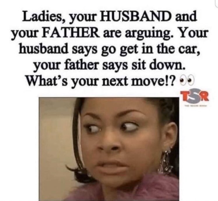 We haven’t seen Gerðr’s father since she decided not to divirce me 3 months in. 

But if she’s arguing with my dad... my ass goes to the car.