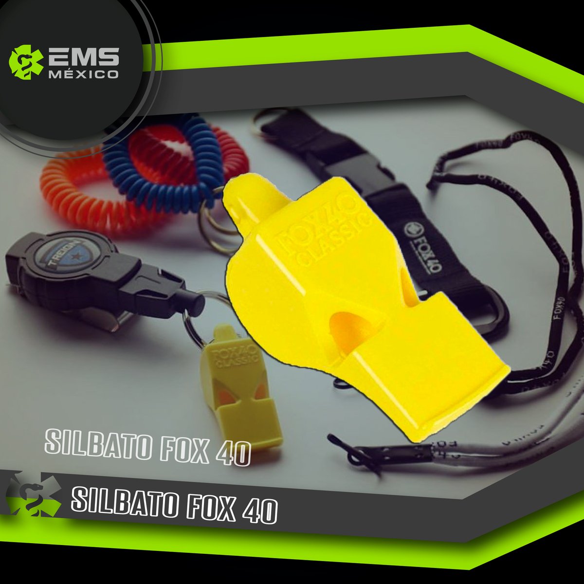 EMSMexico's tweet image. #EMSTip #SilbatoFox40
Es el primer silbato sin bola Fox 40 patentado.
Potencia de sonido: 115 decibeles.
Disponible en @EMSMexico 
#SoyEMS
#EMSMexico #EquipandoALosProfesionales

81 8340 3850 | ventas@EMSMex.com | EMSMex.com

#SilbatoParaRescate #SoloEMS #EMSMex