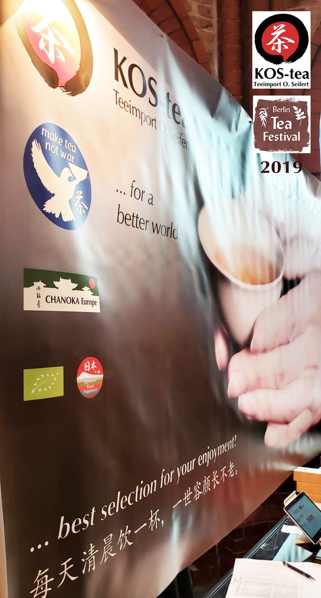 kosOolong's tweet photo. Berlin Tea Festival 2019
Danke an alle Mitarbeiter des Berlin Tea Festival und an die Freunde von KOS-tea
******
Thanks to the stuff of Berlin Tea Festival and Friends of KOS-tea

#BerlinTeaFestival #TeainBerlin #MaketeaNotWar #Berlin #LoveTea #KOStea https://t.co/Gk1Q3iib6J