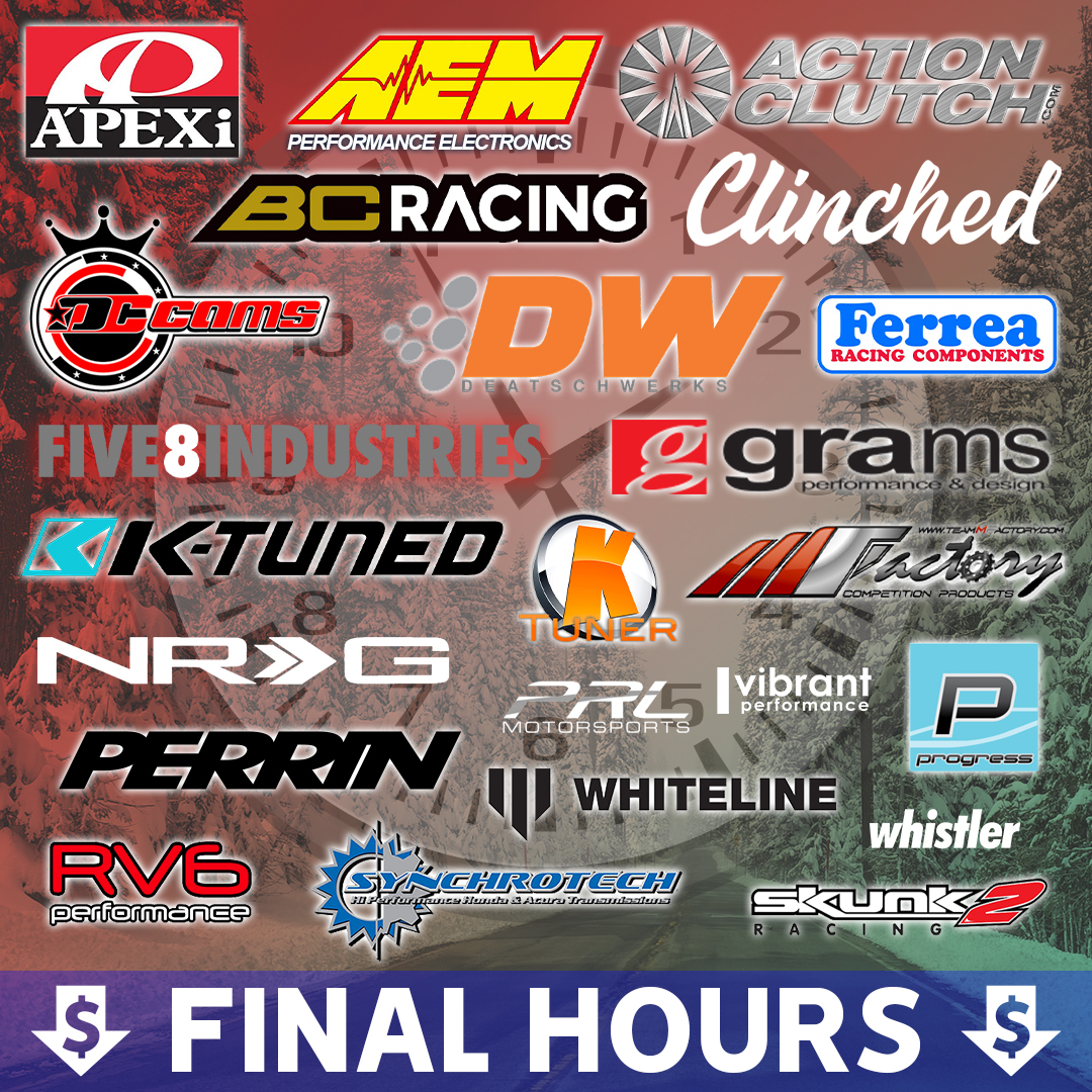 🚨FINAL HOURS TO SAVE🚨

#KSERIESPARTS #KSP #cybermonday #cybermonday2019 #aemelectronics #actionclutch #bcracing #clinched #dragcartel #deatschwerks #ferrea #five8industries #grams #ktuned #ktuner #mfactory #nrg #prlmotorsports #vibrantperformance #perrin #synchrotech #skunk2